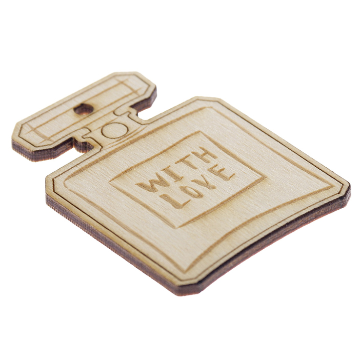 Шильдик для декора "Духи" 5,5х7,5 см