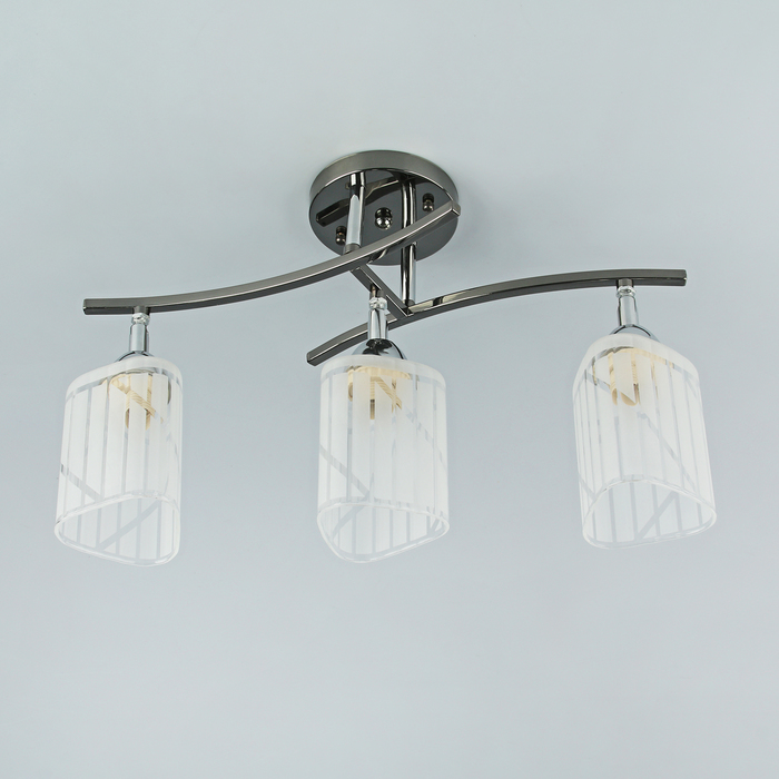 Люстра "Зебра" 3 лампы E27 60W 46х14х30 см.