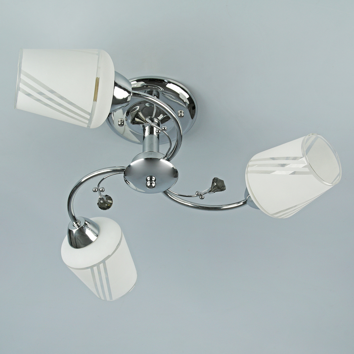 Люстра "Арте" 3 лампы Е27 40W хром