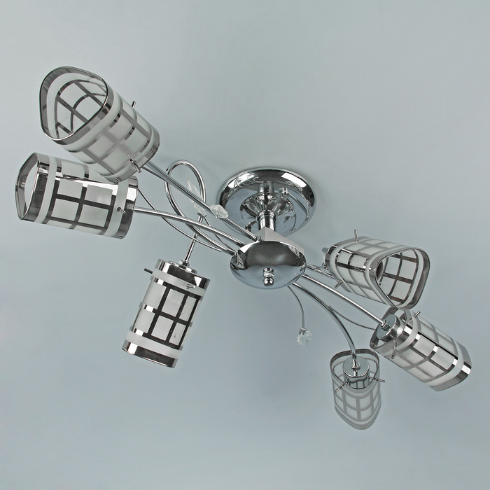 Люстра "Элегия" 6 ламп E27 60W 34х82х28 см.