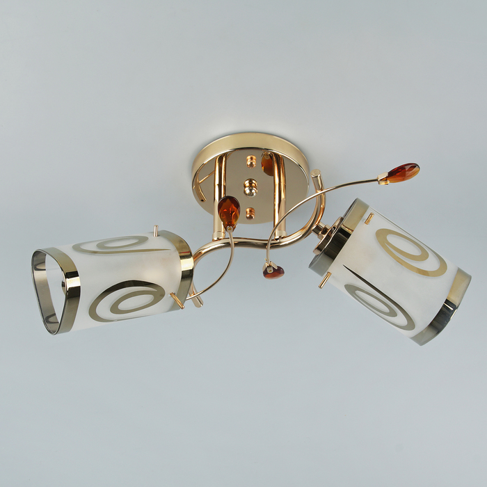 Люстра "Элегия" 2 лампы E27 60W 18х36х25 см.