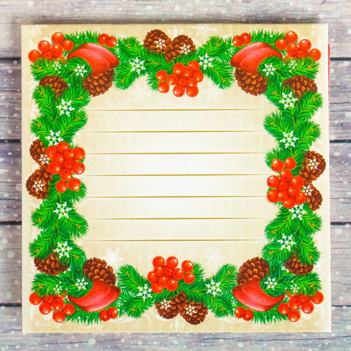 Открытка с пожеланием «Колокольчики», 10 х 10 см