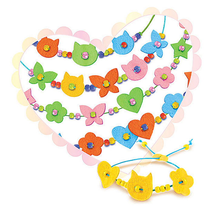 Набор для изготовления украшений из фетра "Ассорти"