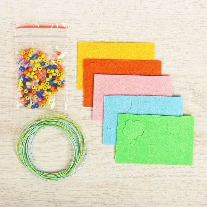 Набор для изготовления украшений из фетра "Ассорти"