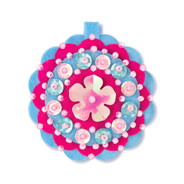 Набор для изготовления кулона из фетра "Принцесса София"