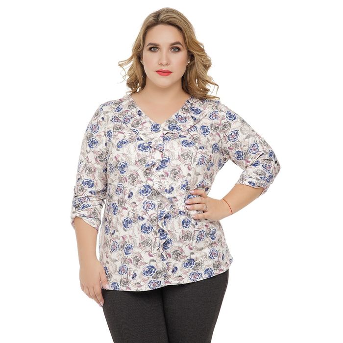 Блуза женская "Элойс", размер 62 1030