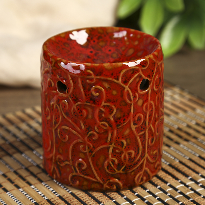 Аромалампа керамика "Ажурный рисунок" МИКС 8х7х7 см
