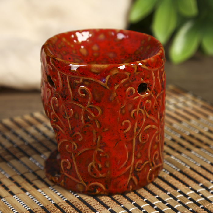 Аромалампа керамика "Ажурный рисунок" МИКС 8х7х7 см