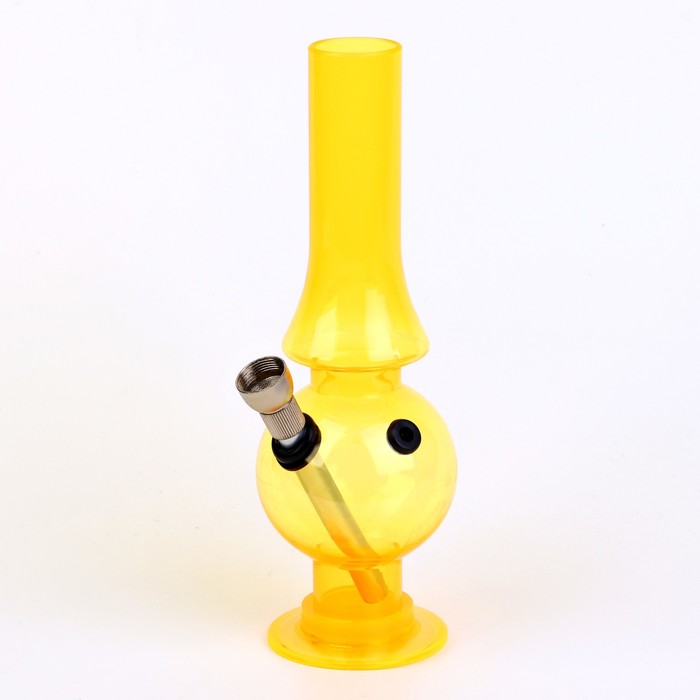 Бонг из силикона, с металл. трубкой для табака, микс 9*10*22,5