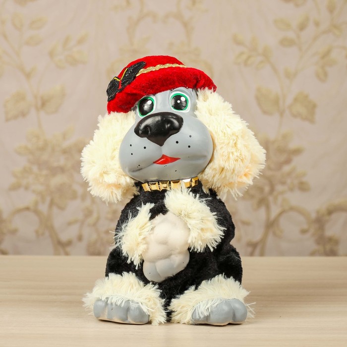 Копилка "Спаниель в шляпе" микс