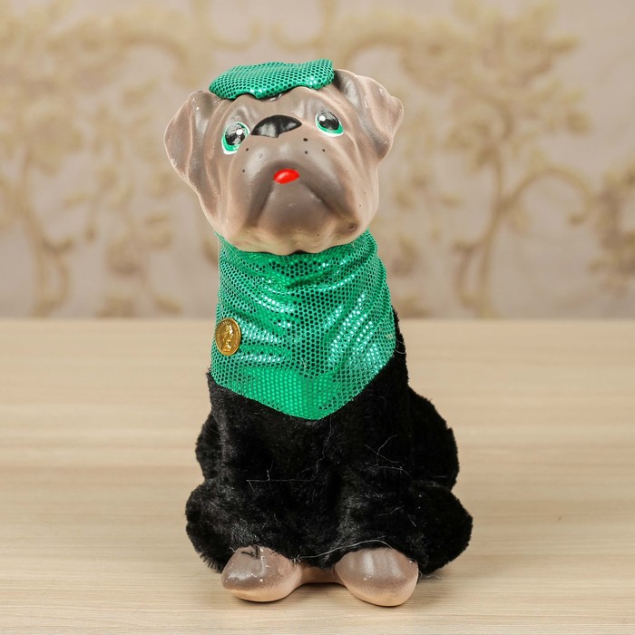 Копилка "Собака Бульдожка" микс