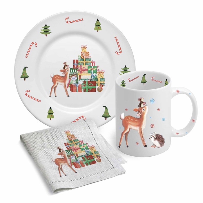 Переводки на посуду (холодная деколь) «Чудес в Новом Году», 12 × 14 см 2