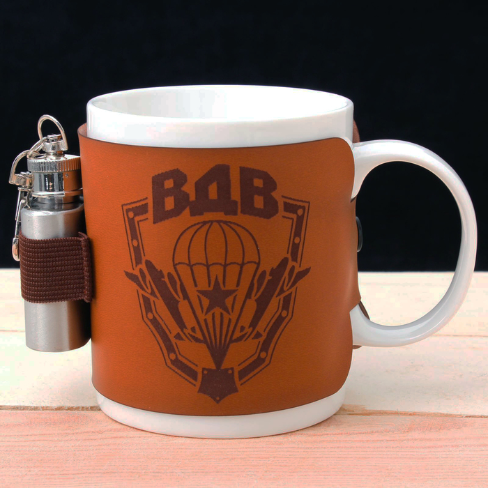 Набор "ВДВ" кружка 300 мл, фляга 30 мл