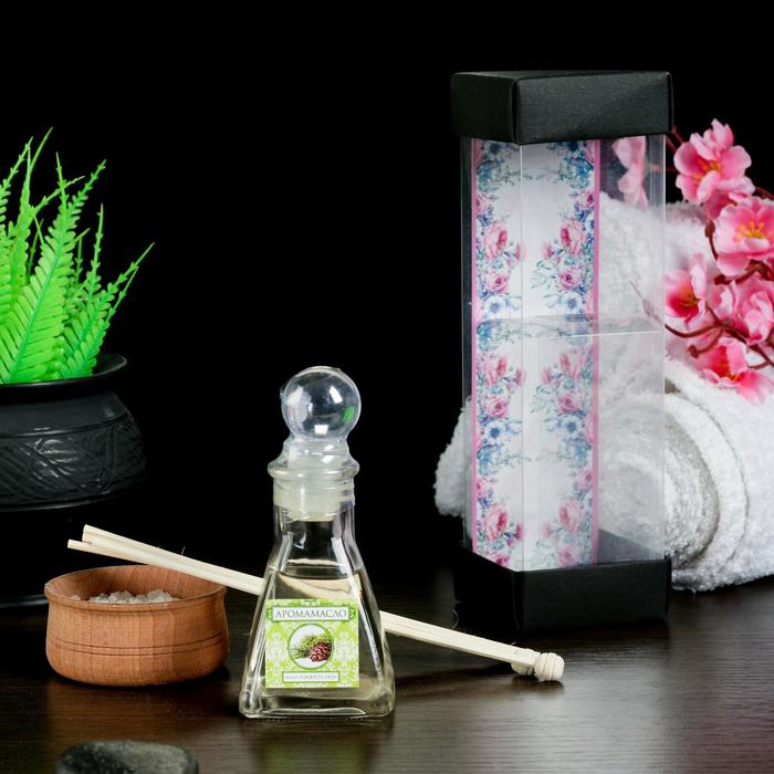 Подарочный набор с аромомаслом 50 мл "Романтика", аромат сосна