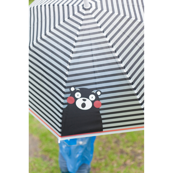 Зонт детский "Медведь", полуавтоматический, r=45см, цвет белый