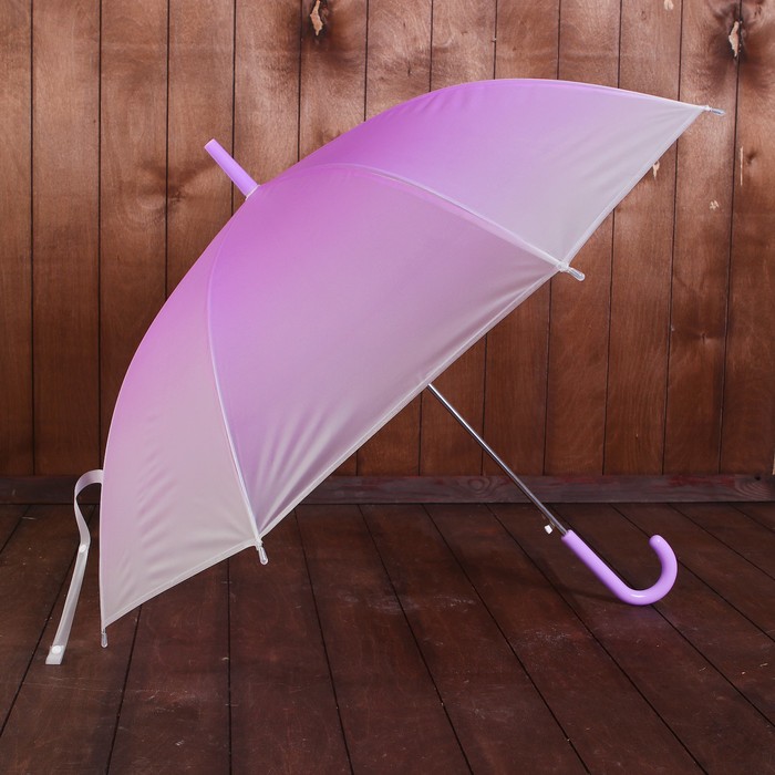 Зонт детский "Омбре", полуавтоматический, r=45см, цвет фиолетовый