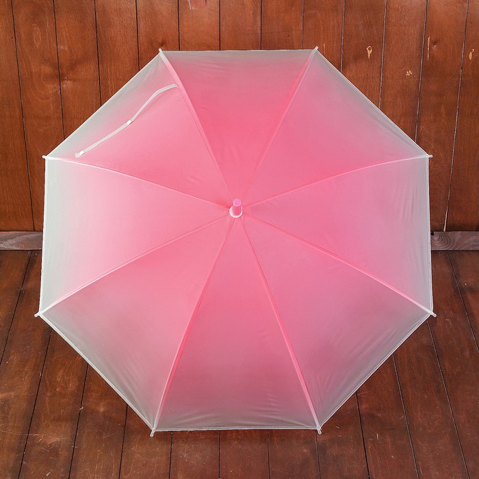 Зонт детский "Омбре", полуавтоматический, r=45см, цвет красный