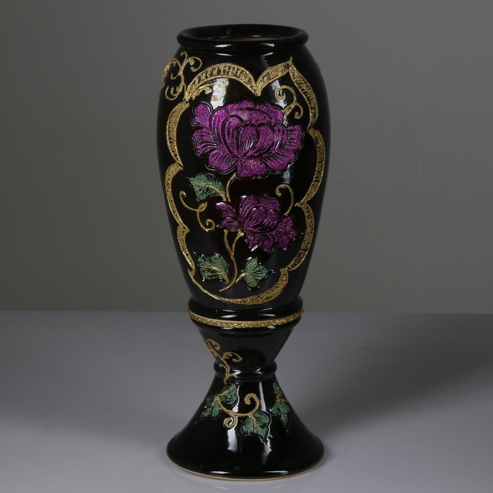 Ваза напольная "Эрика" цветы, микс