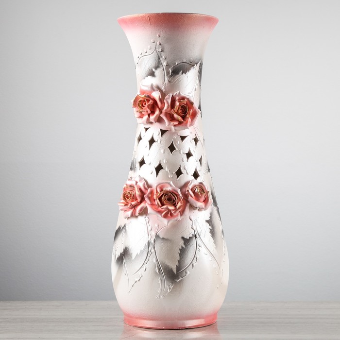 Ваза "Осень" лепка, ажур, микс