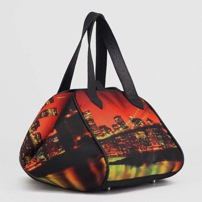 Сумка женская «Мост в ночном городе», отдел на молнии