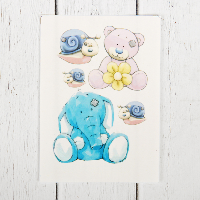 Термоаппликации для кукольной одежды "Зверюшки"