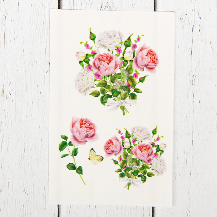 Термоаппликации для кукольной одежды "Розочки"