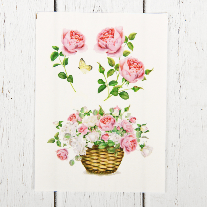 Термоаппликации для кукольной одежды "Розочки-2"