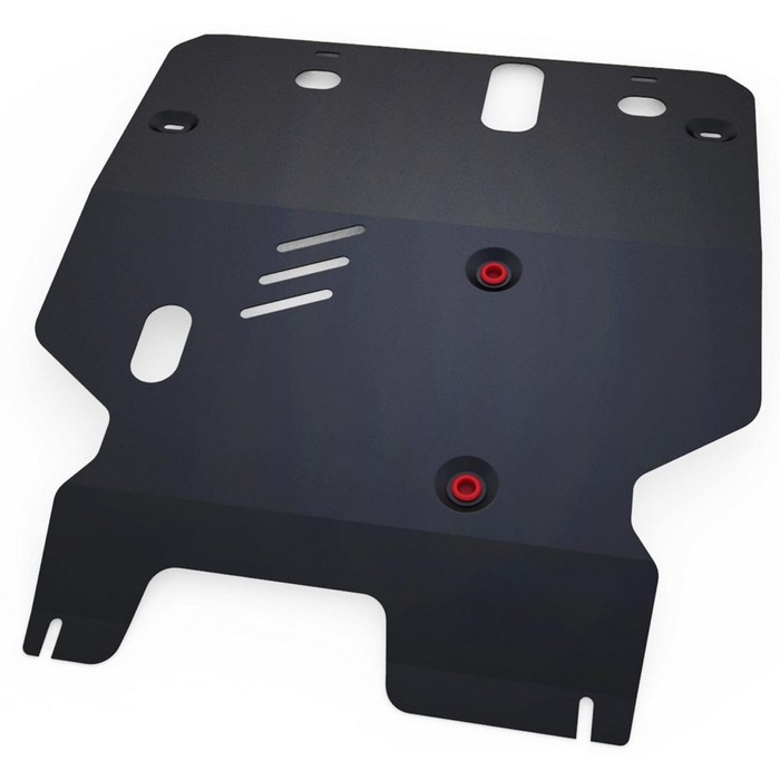 Защита картера и КПП АвтоБРОНЯ для Mitsubishi Galant (V - 1.8 / 4WD) 1996-2005, крепеж в комплекте, сталь, 2 мм, 111.04029.1