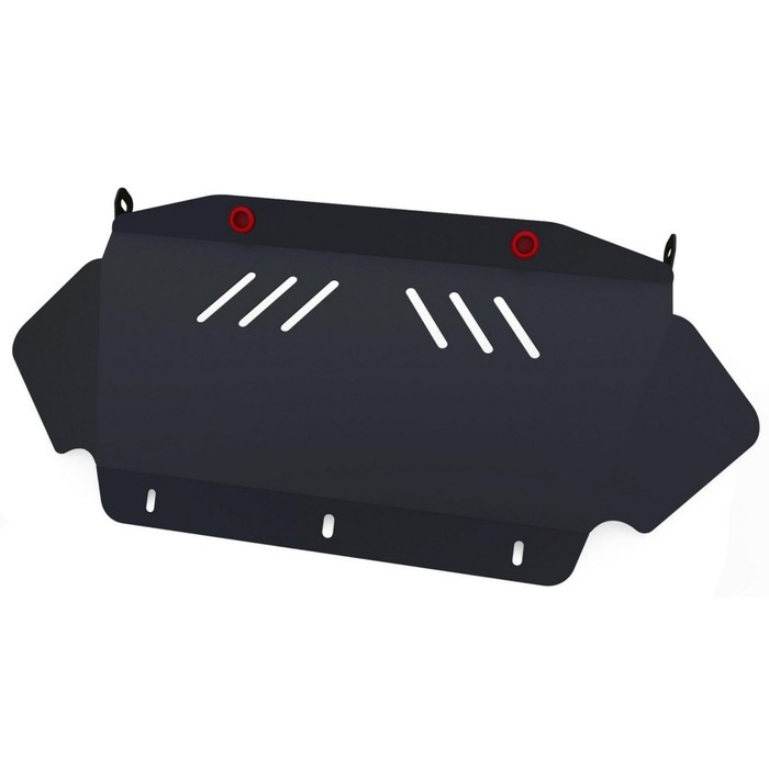 Защита картера АвтоБРОНЯ для Nissan Terrano (V - 2.4; 2.7d) 1996-2002, крепеж в комплекте, сталь, 2 мм, 111.04135.1