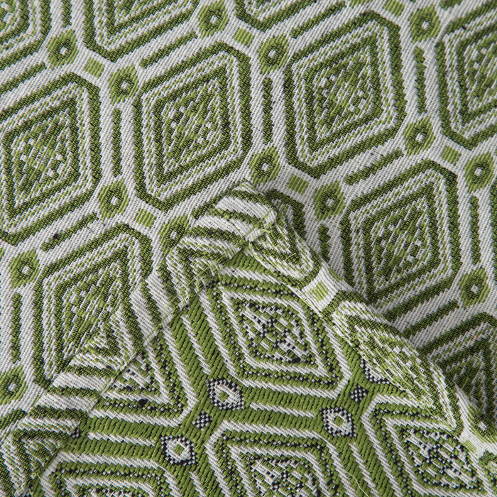 Накидка на кресло "Этель" Восточные мотивы зелёный 70х160 ± 2 см