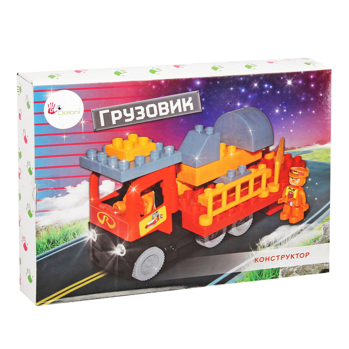 Конструктор "Грузовик", 35 деталей