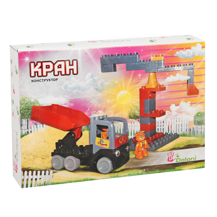 Конструктор "Кран", 38 деталей
