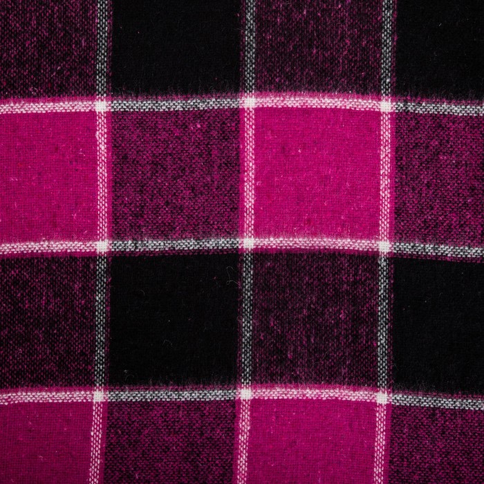 Плед шерстяной "Palermo", 140х200 см, мал/черн/бел, рис МИКС, 20% шерсть 80% акрил