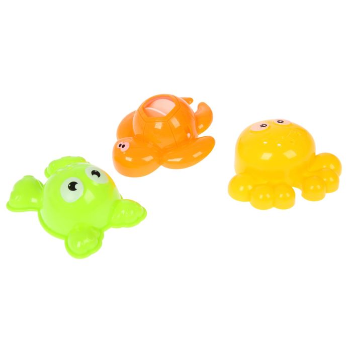 Игрушка развивающая "Морские жители", набор 3 шт.