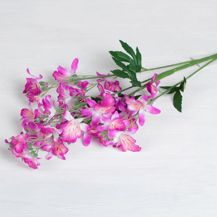 Цветы искусственные "Целогония" 5*77 см, сиреневая