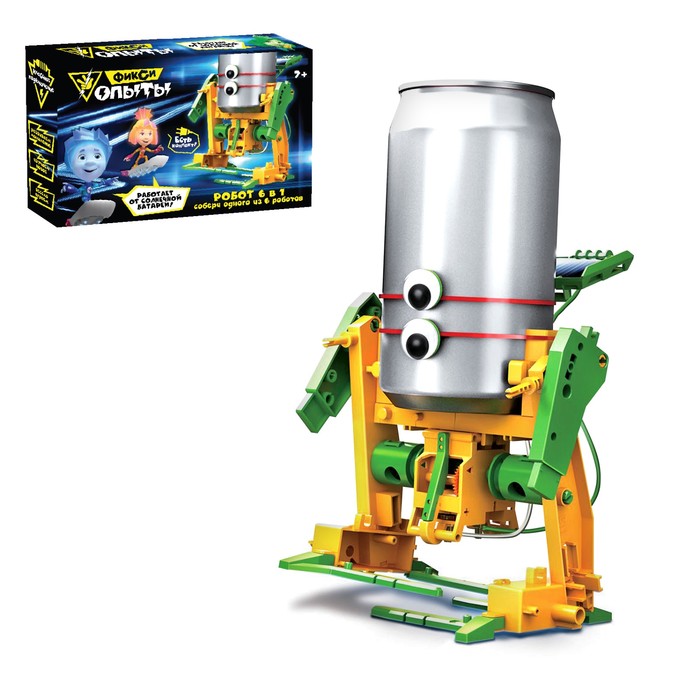Набор для опытов ФИКСИКИ "Робот 6 в 1"