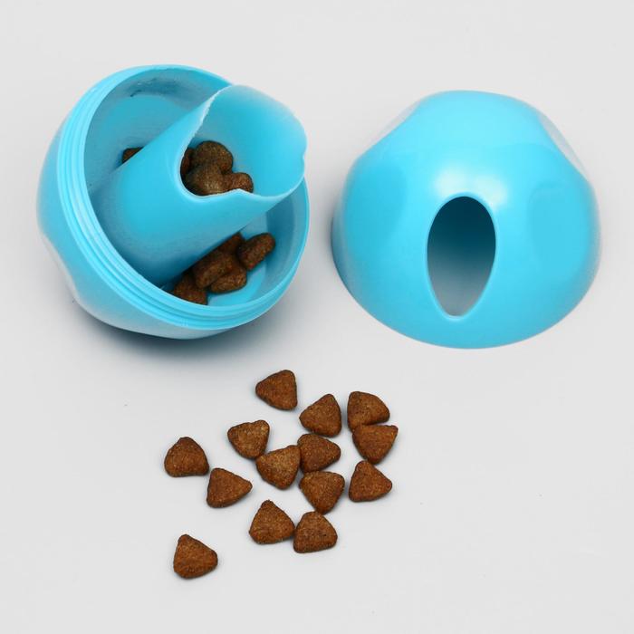 Игрушка для сухого корма "Яйцо", 6,7 см, микс цветов