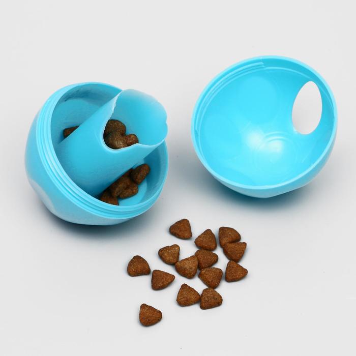 Игрушка для сухого корма "Яйцо", 6,7 см, микс цветов