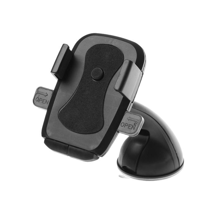 Держатель телефона на ножке, раздвижной 5,5 - 8,5 см, черный