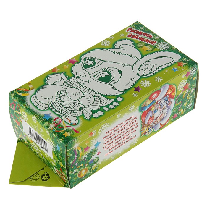 Подарочная коробка "Зайка", конфета большая, сборная, 9,8 х 7 х 17,8 см