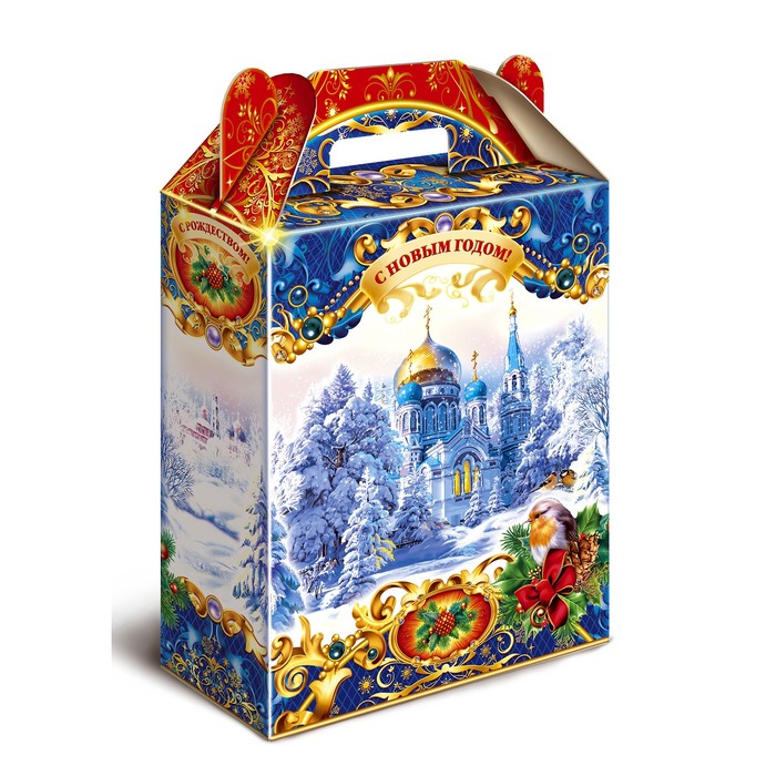 Подарочная коробка "Купола", подарок, 16,8 х 6,8 х 20,5 см