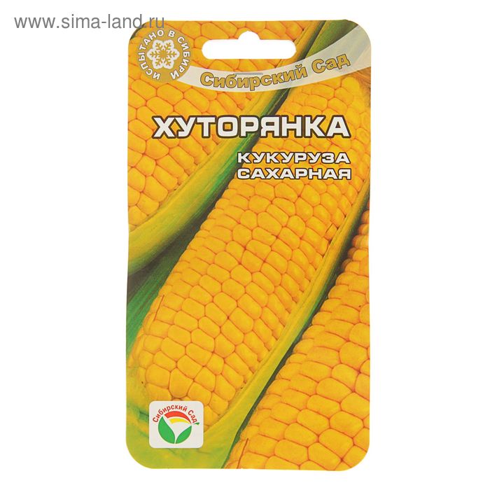 Семена Кукуруза сахарная Хуторянка, 6 шт.