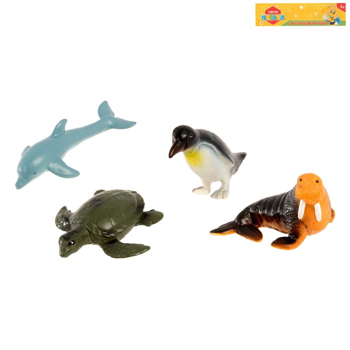 Фигурка животного "Морские обитатели", МИКС