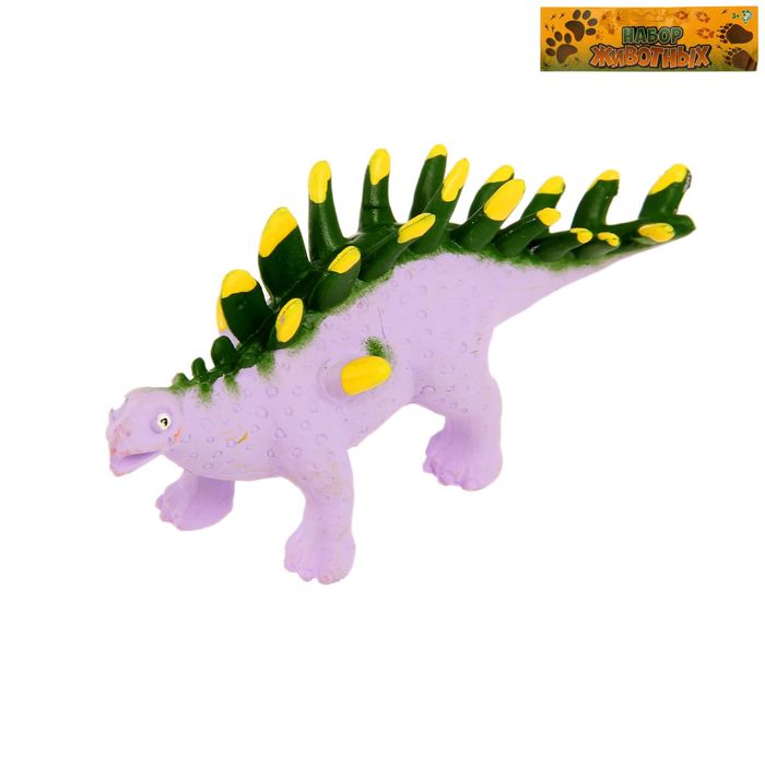 Набор динозавров "Цветные динозавры", 6 фигурок, МИКС