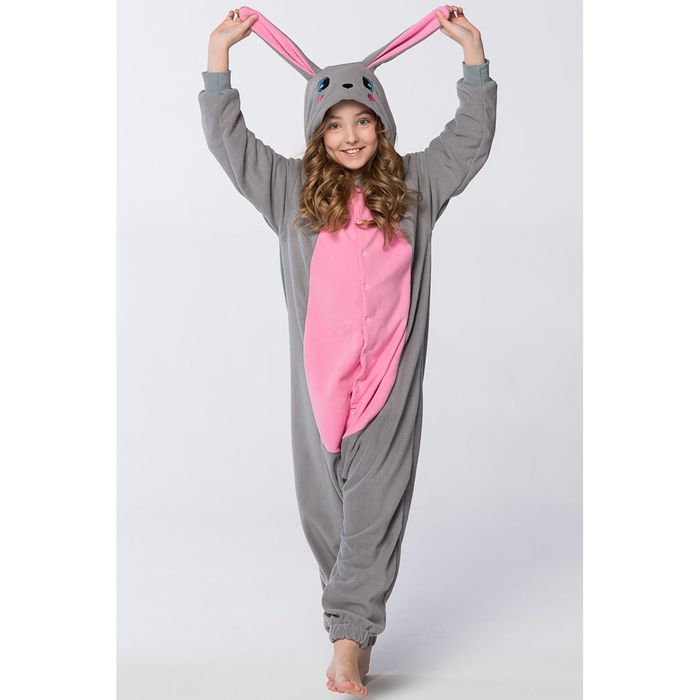 Комбинезон-кигуруми детский "Кролик", рост 128 см