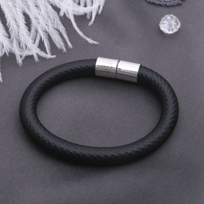 Браслет "Классика нитей", цвет чёрный