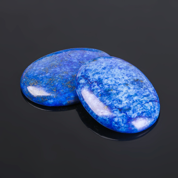 Кабошон "Лазурит" овал 30*40мм (набор 2шт)
