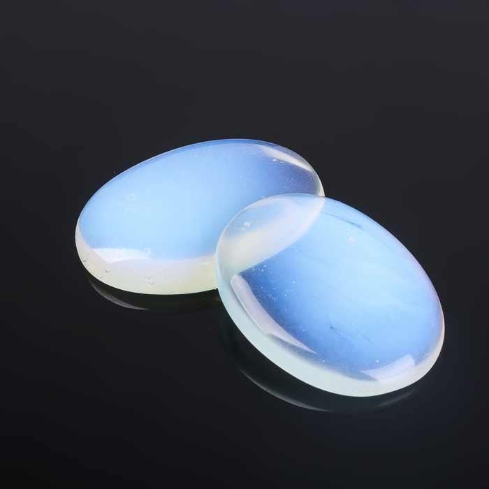 Кабошон "Лунный камень" овал 30*40мм (набор 2шт)