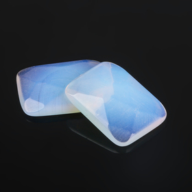 

Кабошон "Лунный камень" прямоугольник граненый 18*25мм (набор 2шт)