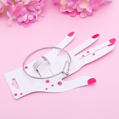 Набор 2 предмета: браслет, кольцо "Мини" зигзаг, цвет серебро, безразмерное